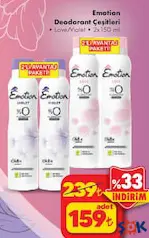 EMOTİON DEODORANT ÇEŞİTLERİ